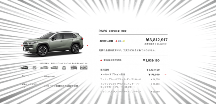 新型rav4の値引き限界 相場21年版 交渉テクで最大40万円以上も