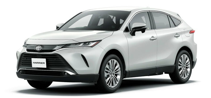 トヨタ新型ハリアーの人気色 カラーをランキング形式で発表