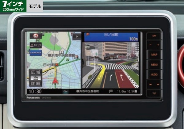 スペーシアでおすすめの人気オプション ナビはこれ